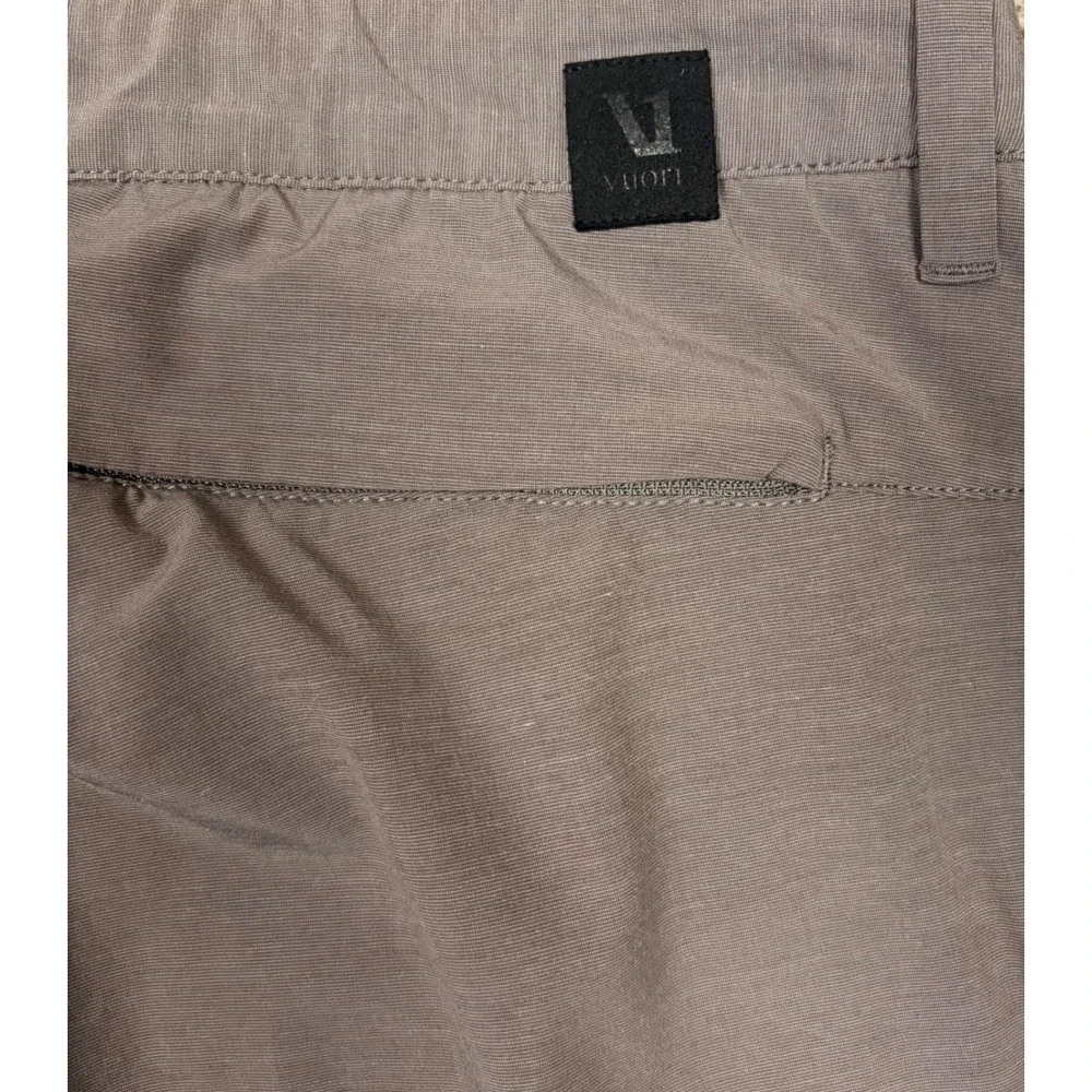 Vuori Meta Pants Mens 30 Taupe Brown Technical Chino Stretch Trousers V431
